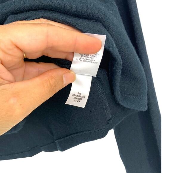 Caslon Cozy Hacci Knit Top Black Size Small NWOT $49 MSRP - Picture 7 of 8